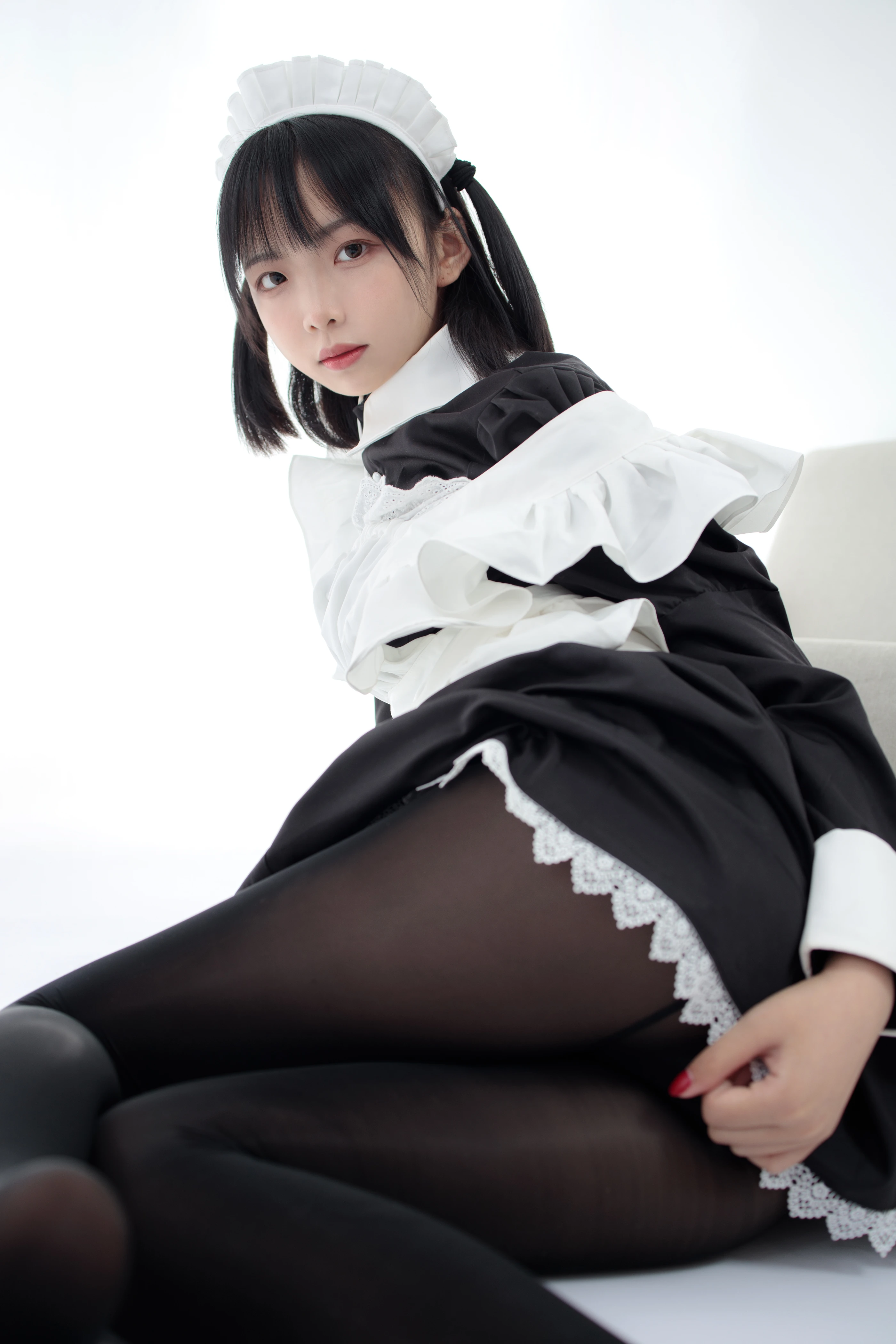 森萝财团 JKFUN-029 卉女仆 踩物 80D黑丝 [67P 1V]插图8
